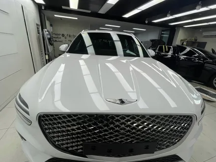 광주자동차썬팅 GV70제네시스와 하나된 레인보우 제법인데 카스페이스 / 광주 광산구 수완동