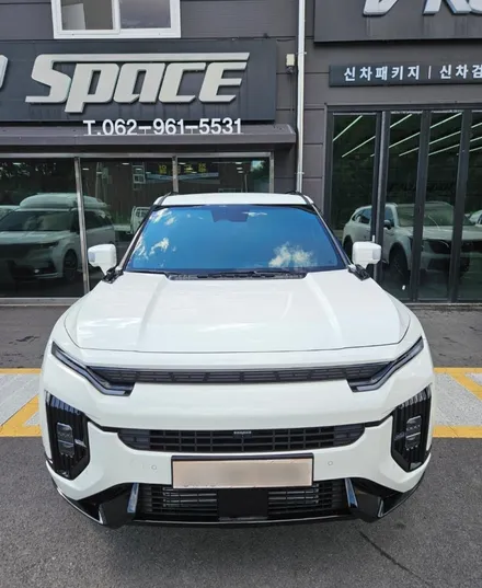 광주썬팅 KGM 액티언 그랜드화이트와 잘어울리는 브이쿨 K 시공 / 광주 광산구 수완동