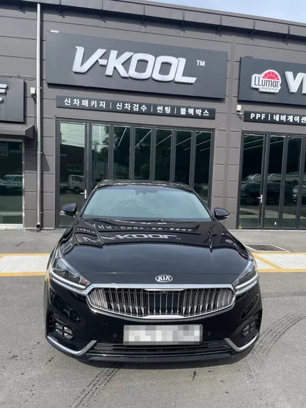 광주썬팅재시공 k7 세인트아모 조수석 측면 유리파손으로 인한 유리교체 / 광주 광산구 수완동