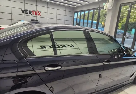 광주 썬팅 재시공 BMW 520 검정필름 제거후 솔라가드 보그 장착 / 광주 광산구 수완동