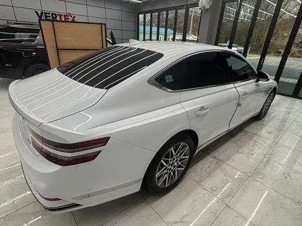 광주 제네시스 G80 썬팅 제네핏 A3 가죽코팅과 함께 시공 / 광주 광산구 수완동