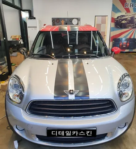 인천서구 가정동 루원시티 미니컨트리맨 루프스킨제거 / 인천 서구 가정동