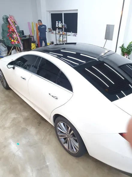 인천랩핑 부분랩핑 CLS 400d 루프스킨 / 인천 서구 가정동