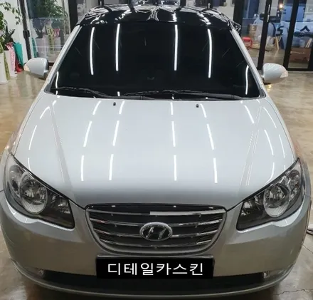 인천랩핑 루원시티랩핑 포인트랩핑 아반떼 HD 루프스킨및 사이드미러랩핑 / 인천 서구 가정동