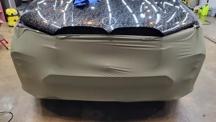 인천 서구 가정동 bmw x7 무광카키그린 전체랩핑 시공 / 인천 서구 가정동