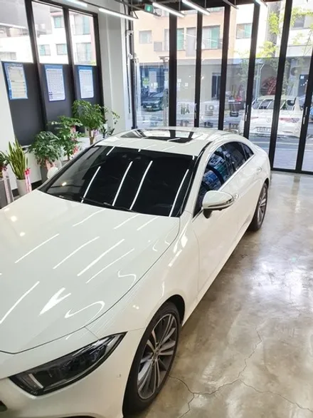 인천랩핑 부분랩핑 CLS 400d 루프스킨 / 인천 서구 가정동
