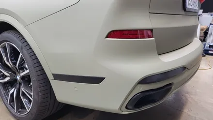 인천 서구 가정동 bmw x7 무광카키그린 전체랩핑 시공 / 인천 서구 가정동