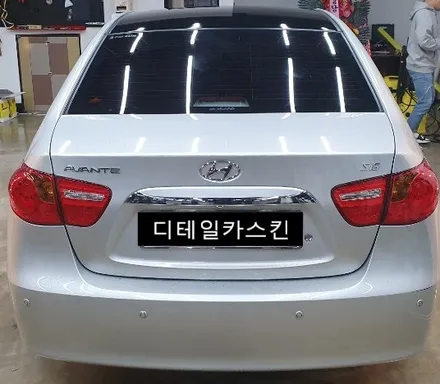 인천랩핑 루원시티랩핑 포인트랩핑 아반떼 HD 루프스킨및 사이드미러랩핑 / 인천 서구 가정동