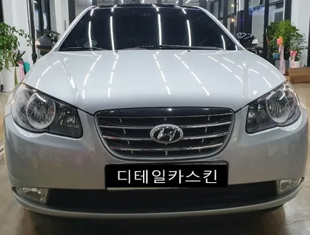 인천랩핑 루원시티랩핑 포인트랩핑 아반떼 HD 루프스킨및 사이드미러랩핑 / 인천 서구 가정동