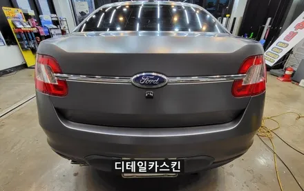 인천 서구 가정동 포드 토러스 사틴다크그레이 전체랩핑 시공~ / 인천 서구 가정동
