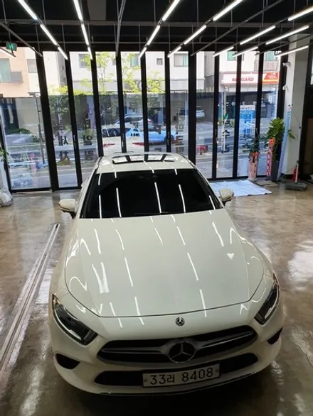 인천랩핑 부분랩핑 CLS 400d 루프스킨 / 인천 서구 가정동