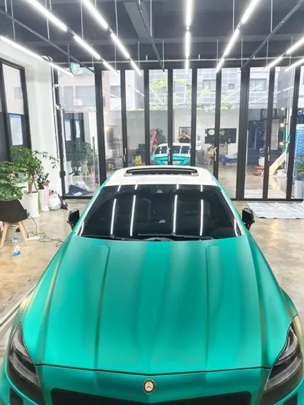 인천랩핑 부분랩핑 CLS63 AMG 루프스킨 / 인천 서구 가정동