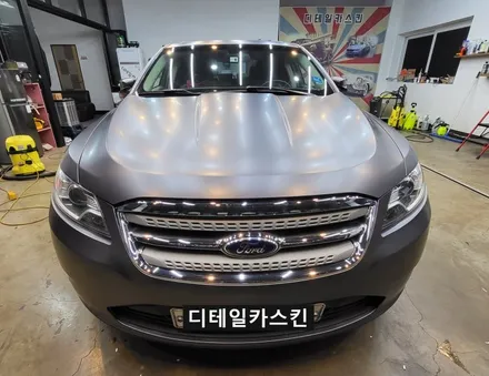 인천 서구 가정동 포드 토러스 사틴다크그레이 전체랩핑 시공~ / 인천 서구 가정동