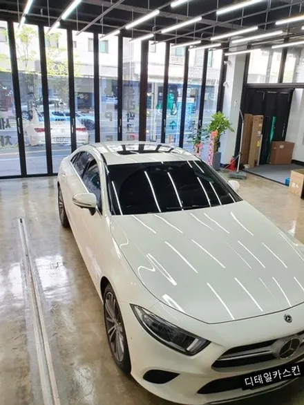 인천랩핑 부분랩핑 CLS 400d 루프스킨 / 인천 서구 가정동