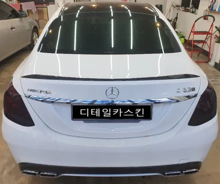 인천루원시티디테일세차 벤츠 C63 S AMG PPF 생활보호 패키지로 생활 흠집에서 지켜내기 / 인천 서구 가정동