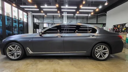 [BMW 7시리즈] 크롬죽이기 사틴블랙 시공~ / 인천 서구 가정동