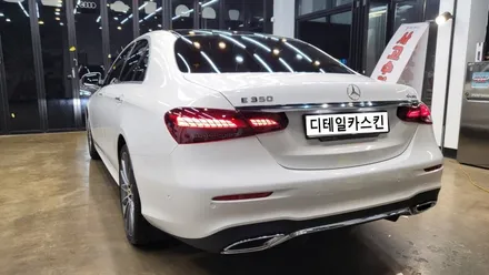 [벤츠 E350] E클레스 루원시티 유광 화이트 전체랩핑 / 인천 서구 가정동