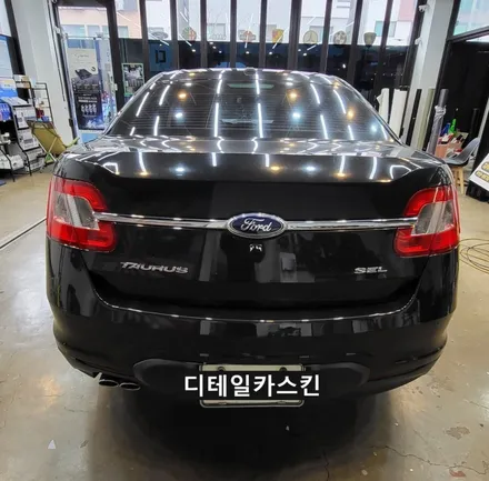 인천 서구 가정동 포드 토러스 사틴다크그레이 전체랩핑 시공~ / 인천 서구 가정동