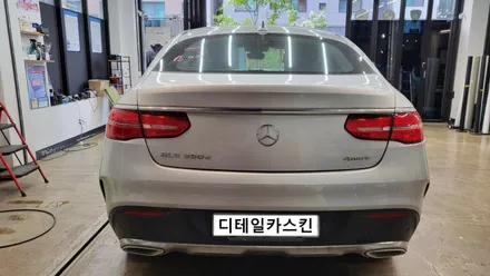 [벤츠 GLE쿠페] 순정 느낌의 유광 화이트 전체랩핑 시공 / 인천 서구 가정동