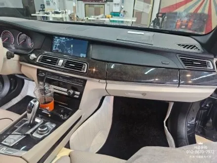 [BMW 7시리즈]  사틴 화이트 진주 / 우드몰딩 실내랩핑 시공 / 인천 서구 가정동