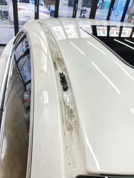 인천랩핑 부분랩핑 CLS 400d 루프스킨 / 인천 서구 가정동
