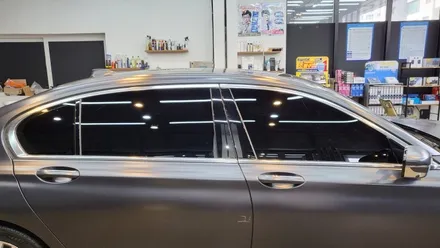 [BMW 7시리즈] 크롬죽이기 사틴블랙 시공~ / 인천 서구 가정동