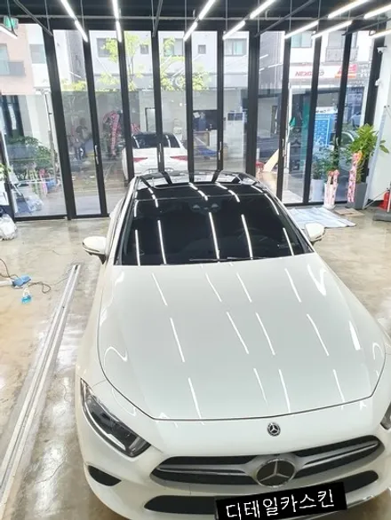 인천랩핑 부분랩핑 CLS 400d 루프스킨 / 인천 서구 가정동