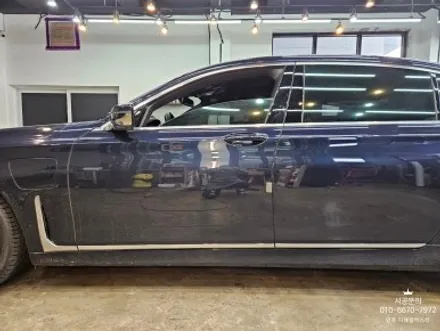 [BMW 7시리즈] 유광블랙 전체크롬 죽이기 크롬 딜라이트 시공 / 인천 서구 가정동