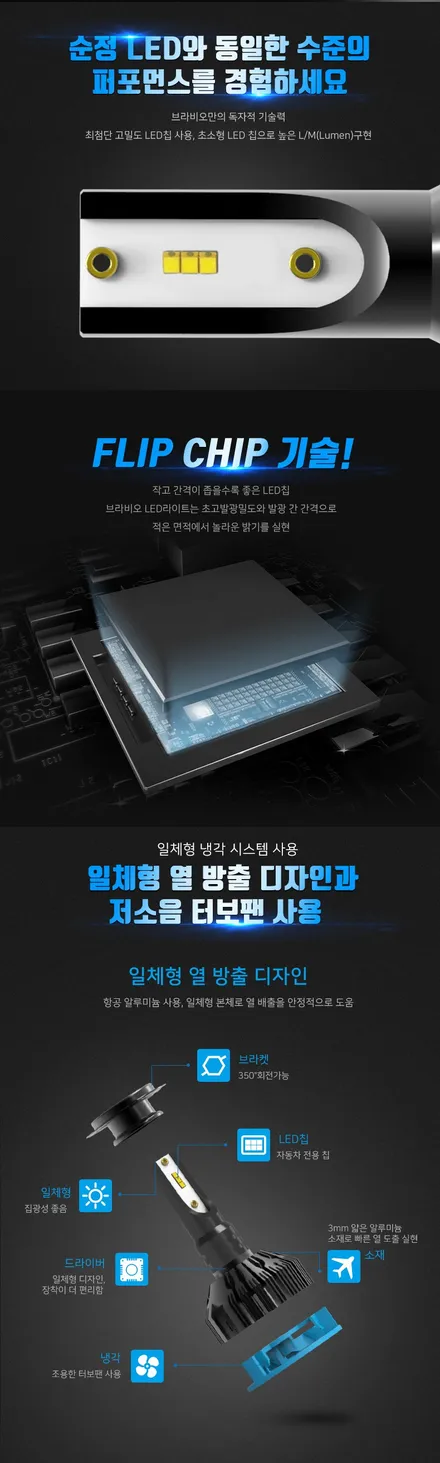 트레일블레이저 튜닝 인증 led 전조등 브라비오 led 장착.용인 아지트. / 용인시 기흥구