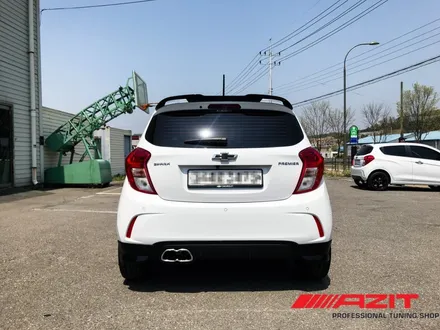 쉐보레 스파크 2020 퓨어 화이트 색상 차량 신차패키지 튜닝 안내. 솔라가드 새턴, 차콜 필름 조합,순정 바디킷,스포일러,LX3000블랙박스,에코파워팩,북미원격시동,락폴딩,중앙등 / 용인시 기흥구