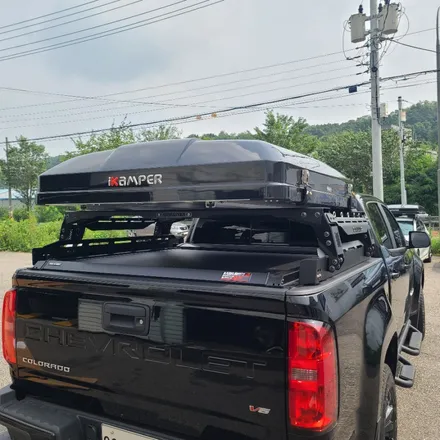 픽업트럭으로 캠핑준비 하시나요? 애니커스텀 루프탑텐트 전용 멀티카고랙 과 카브리오 슬라이딩커버 콤비가 도와 드립니다. 용인 아지트에서 만나보세요. / 용인시 기흥구