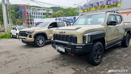 쉐보레 콜로라도 픽업트럭에 순정 수동 슬라이딩커버와 오버랜딩 롤바를 장착해 드렸습니다. / 용인시 기흥구