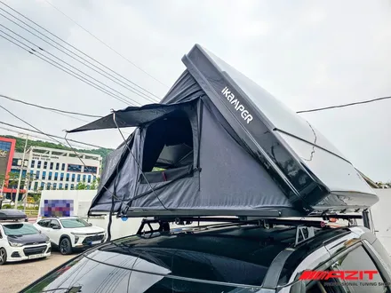 우리 가족이 함께 할 루프탑텐트를 찾고 계시나요? 아이캠퍼 스카이캠프 3.0 슬림이 있습니다. 4세대 카니발에 설치하고도 2.1m 주차장에 진입 가능합니다. / 용인, 광교, 성남, 판교