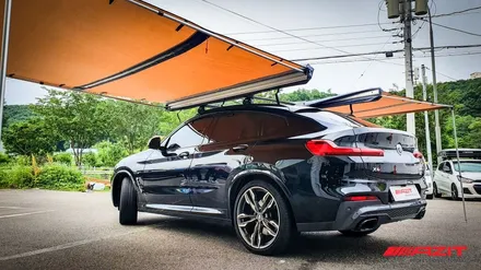 BMW X4와 ARB 차량용 어닝 조합은 옳았습니다. 지금 바로 떠나셔도 됩니다. 캠핑, 차박, 동탄, 수원, 용인, 아지트 / 용인시 기흥구