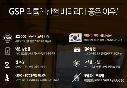 현대 스타리아에 설치한 GSP 인산철 올인원 파워뱅크 배터리로 언제어디서나 캠핑용 전기를 편리하게 사용해 보세요. 주행충전 배선 설치 무료 이벤트중. GSP공식 대리점 아지트. / 용인시 기흥구