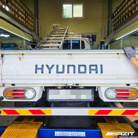 포터와 봉고 화물차에도 밝고 화이트한 브라비오LED 장착이 가능합니다.(전조등, 주간주행등, 후진등) / 용인시 기흥구