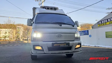 포터2와 더뉴봉고3도 자동차검사에 이상없는 합법 인증된  브라비오 led 전조등 H7 전구를 사용하실 수 있습니다. 용인 아지트로 오세요. / 용인, 광교, 성남, 판교