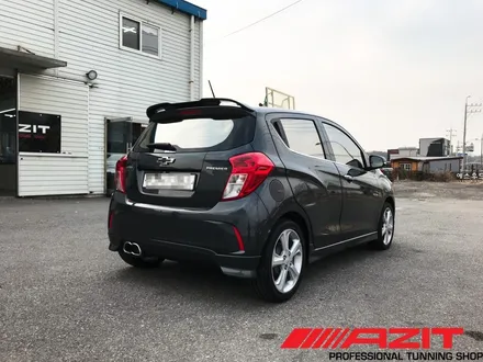 쉐보레 스파크 2020 건그레이 색상 신차패키지 안내. 솔라가드 새턴 썬팅,LX2000블랙박스,순정 바디킷,스포일러,실내등LED 장착 튜닝. 용인 아지트. / 용인시 기흥구