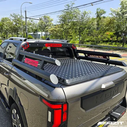 방수·내구성·빠른 개폐까지 한번에!! KGM 무쏘 Q300 적재함에 레트로 커버 & 레트로 2단 롤바 장착 후기 / 용인시 기흥구