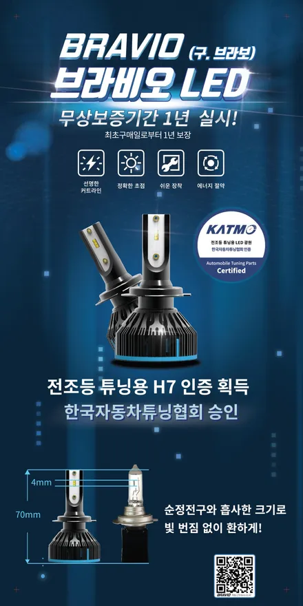 SM3 네오 합법 인증 LED 전조등 브라비오 LED 장착 이벤트. 용인 아지트. / 용인시 기흥구