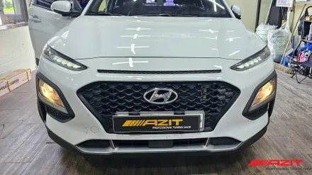 코나 브라비오 LED H7 작업후기 답답했던 할로겐 전구는 이제 그만!! 자동차검사에 이상없는 합법인증 LED로 바꿔보세요. 무료장착서비스가 가능한 장착점 용인 아지트. / 용인, 광교, 성남, 판교