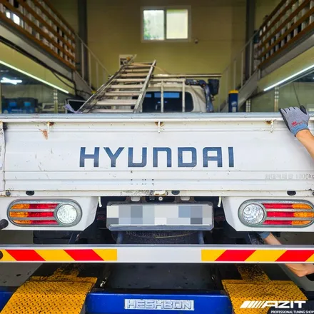 포터와 봉고 화물차에도 밝고 화이트한 브라비오LED 장착이 가능합니다.(전조등, 주간주행등, 후진등) / 용인시 기흥구