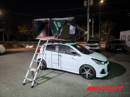 쉐보레 스파크로 차박캠핑 가고 싶을때는 아이캠퍼 미니 루프탑텐트로 다녀보세요. 용인 아지트. / 용인시 기흥구