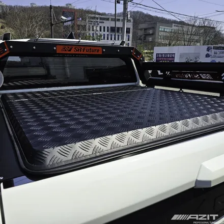무쏘 Q300 적재함에 레트로 커버와 레트로 2단 롤바를 장착해 드렸습니다. / 용인시 기흥구