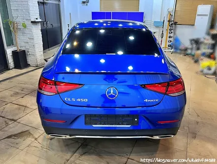 CLS450 4matic 대환장 사틴화이트 전체랩핑시공기 / 서울 양천, 구로, 강서, 영등포, 부천