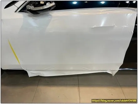 벤츠 S350d 전체 랩핑 시공 다이아몬드 화이트 펄 / 서울 양천, 구로, 강서, 영등포, 부천