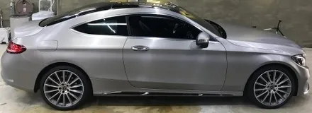 스타일게러지 [ 벤츠 C200 쿠페] 3M 브러쉬 티타늄 전체 랩핑 시공 / 서울 양천, 구로, 강서, 영등포, 부천