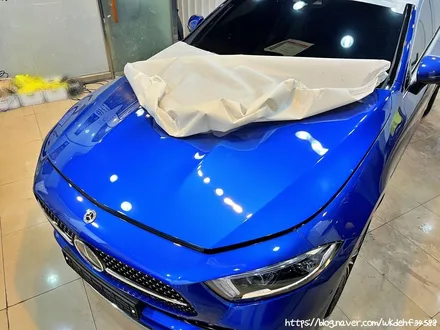 CLS450 4matic 대환장 사틴화이트 전체랩핑시공기 / 서울 양천, 구로, 강서, 영등포, 부천