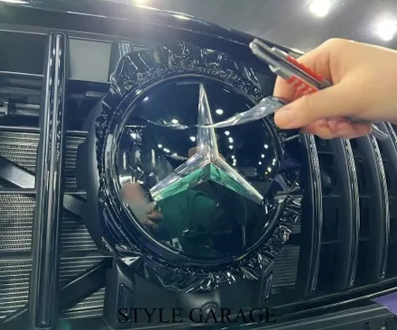 GLE 크롬죽이기 벤츠 GLE 53 AMG 고광택필름 전체 크롬죽이기 용산구 랩핑 용산 크롬죽이기 잘하는 곳 / 양천구 신정동