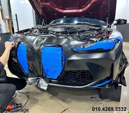 BMW G82 M4 전체랩핑 사틴블랙 시들지 않는 인기 송파구랩핑 잘 하는 곳 하남 랩핑 BMW 랩핑 잘 하는 곳 / 양천구 신정동